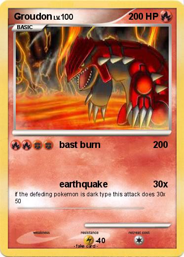 Pokemon Groudon