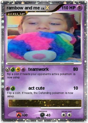 Pokemon rambow and me