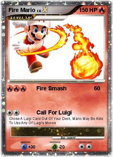Pokemon Fire Mario