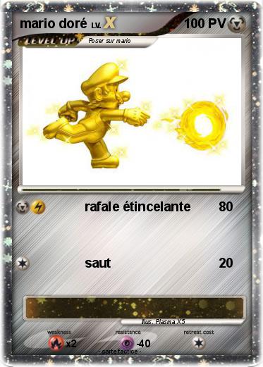 Pokemon mario doré