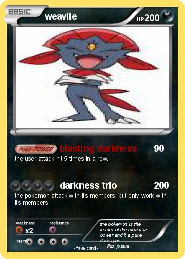 Pokemon weavile