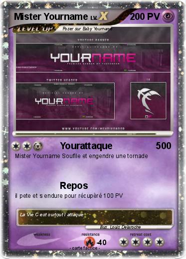 Pokemon Mister Yourname