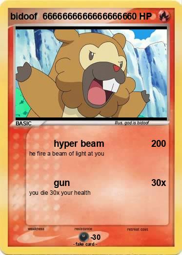 Pokemon bidoof  66666666666666666
