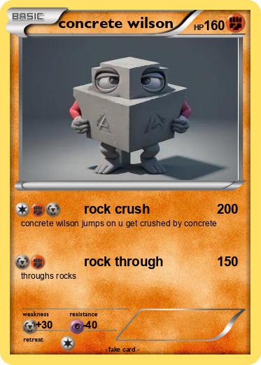 Pokemon concrete wilson