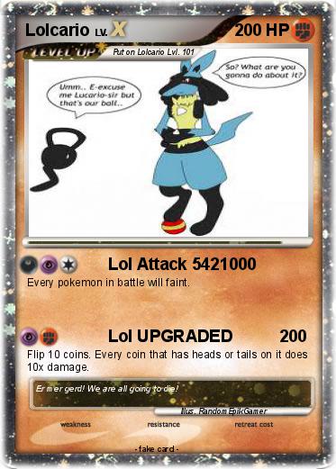 Pokemon Lolcario