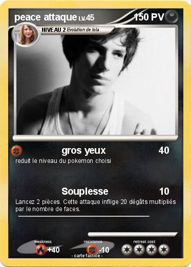 Pokemon peace attaque