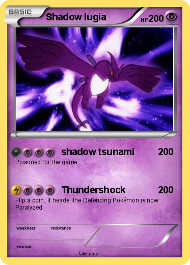 Pokemon Shadow lugia