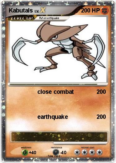 Pokemon Kabutals
