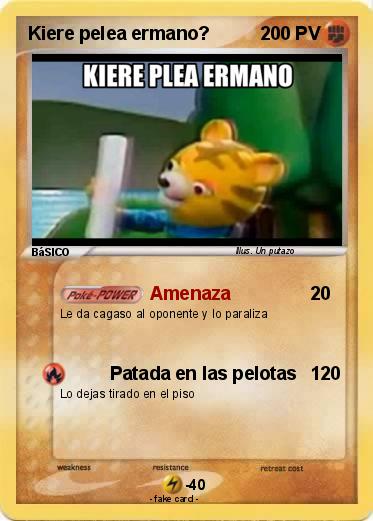 Pokemon Kiere pelea ermano?
