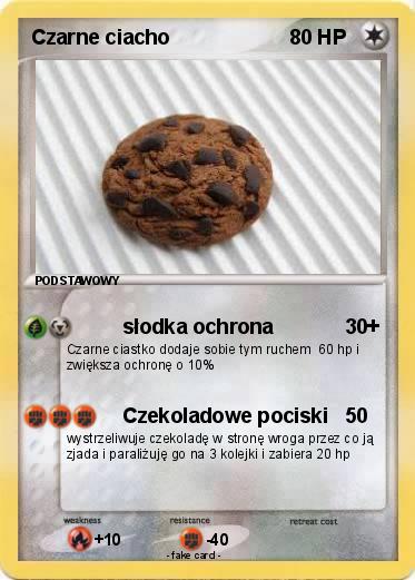 Pokemon Czarne ciacho