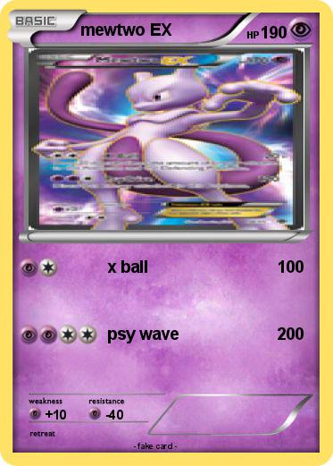 Pokemon mewtwo EX
