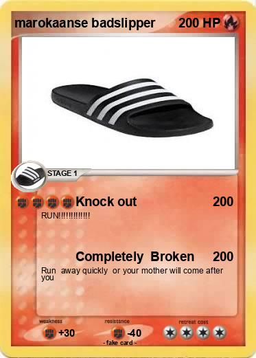Pokemon marokaanse badslipper
