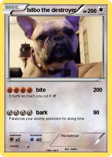 Pokemon bilbo the destroyer