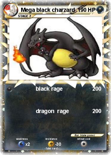 Pokemon Mega black charzard