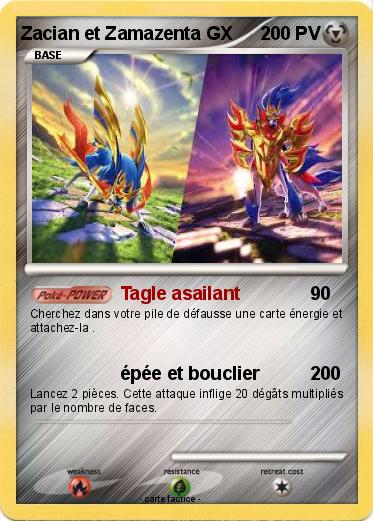 Pokemon Zacian et Zamazenta GX
