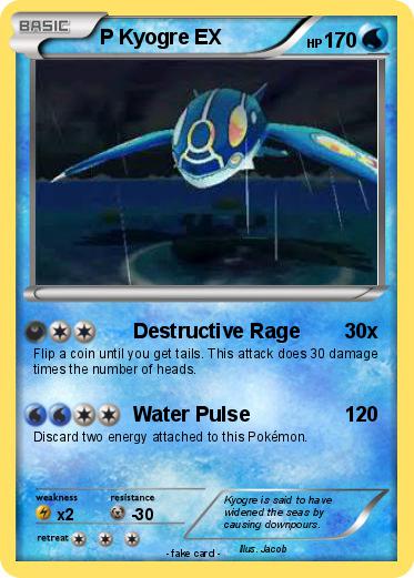 Pokemon P Kyogre EX