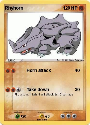 Pokemon Rhyhorn