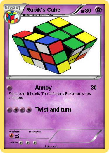 Pokemon Rubik's Cube