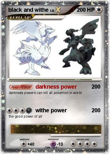 Pokemon black and withe