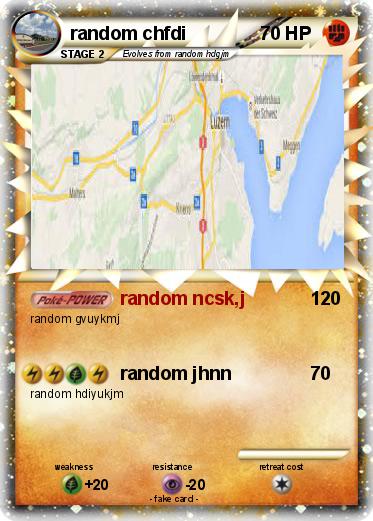Pokemon random chfdi