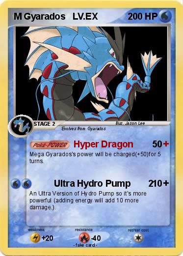 Pokemon M Gyarados   LV.EX