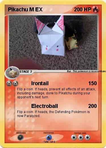 Pokemon Pikachu M EX