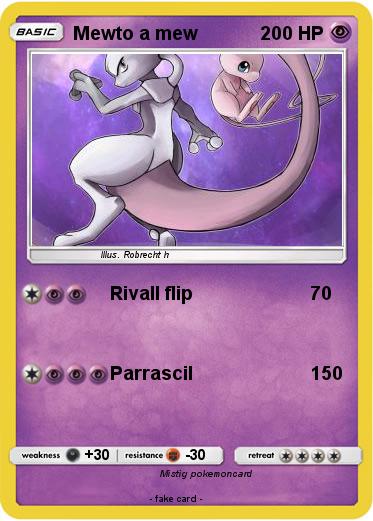 Pokemon Mewto a mew