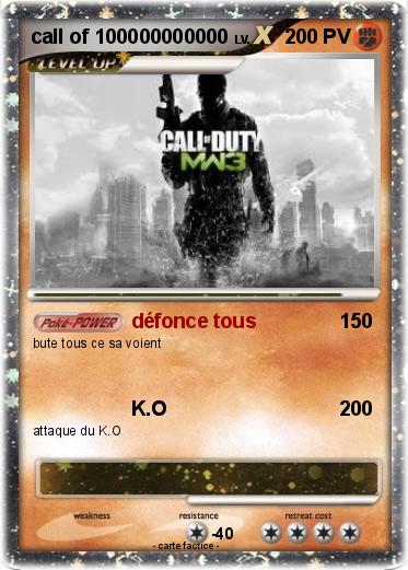 Pokemon call of 100000000000