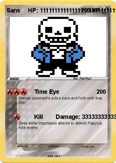 Pokemon Sans     HP: 11111111111111111111111111111111111111111