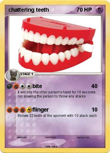 Pokemon chattering teeth