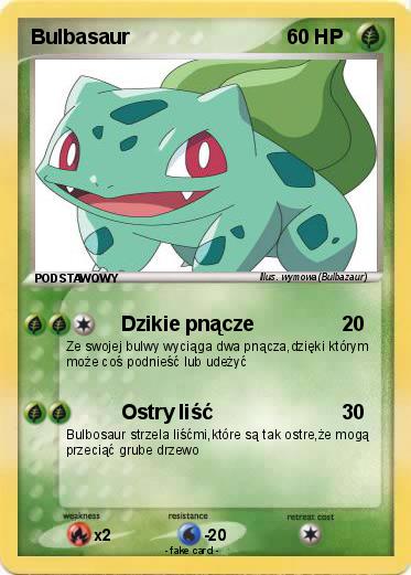 Pokemon Bulbasaur