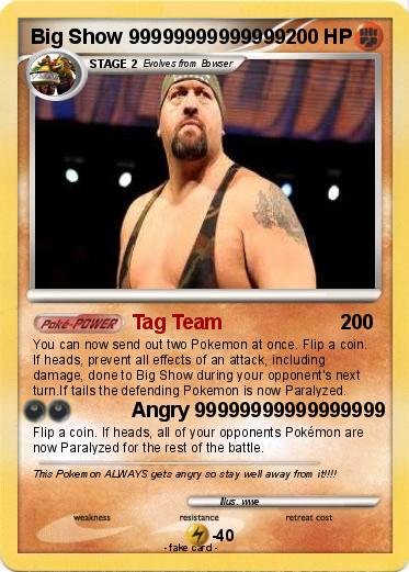 Pokemon Big Show 99999999999999