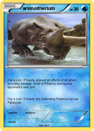 Pokemon arsinoitherium