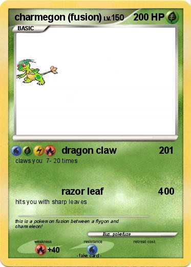 Pokemon charmegon (fusion)