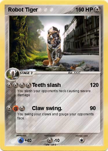Pokemon Robot Tiger