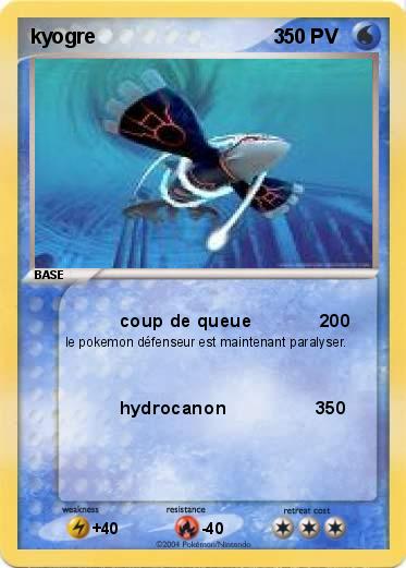 Pokemon kyogre                                3  