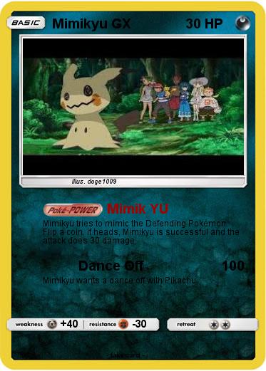 Pokemon Mimikyu GX
