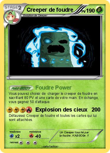 Pokemon Creeper de foudre