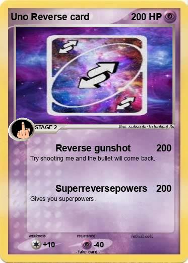 Pokemon Uno Reverse card