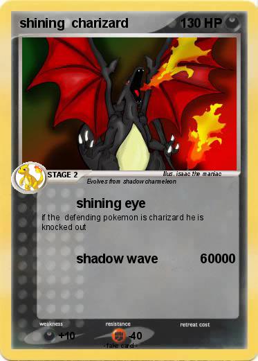 Pokemon shining  charizard