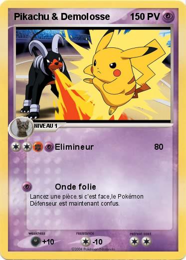 Pokemon Pikachu & Demolosse