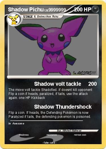 Pokemon Shadow Pichu