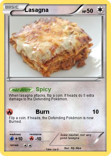 Pokemon Lasagna