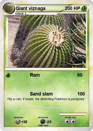 Pokemon Giant viznaga