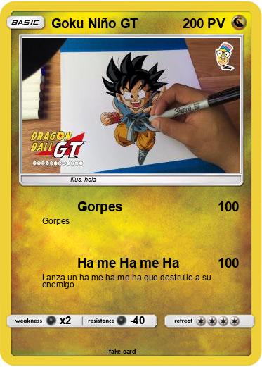 Pokemon Goku Niño GT