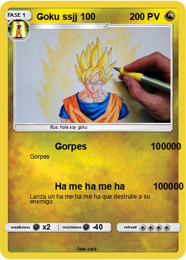 Pokemon Goku ssjj 100