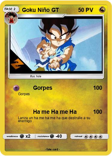 Pokemon Goku Niño GT