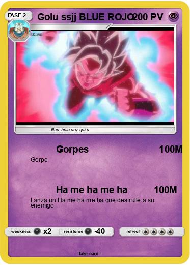 Pokemon Golu ssjj BLUE ROJO