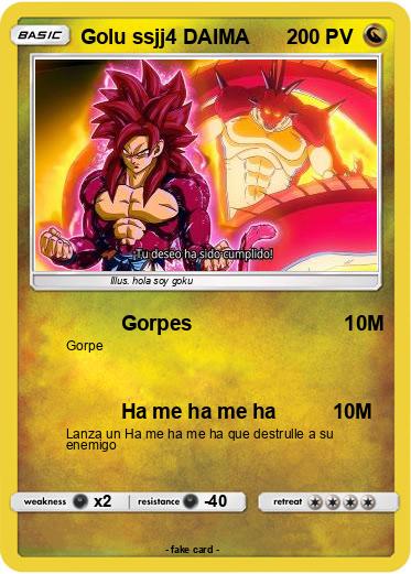 Pokemon Golu ssjj4 DAIMA