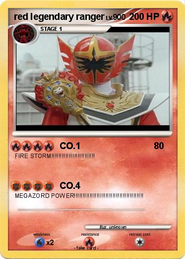 Pokemon red legendary ranger